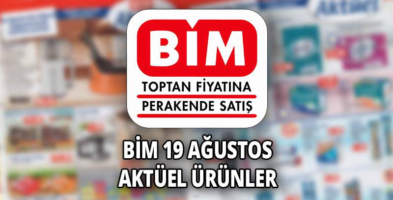 Bim 19 Ağustos 2016 Aktüel Ürünler