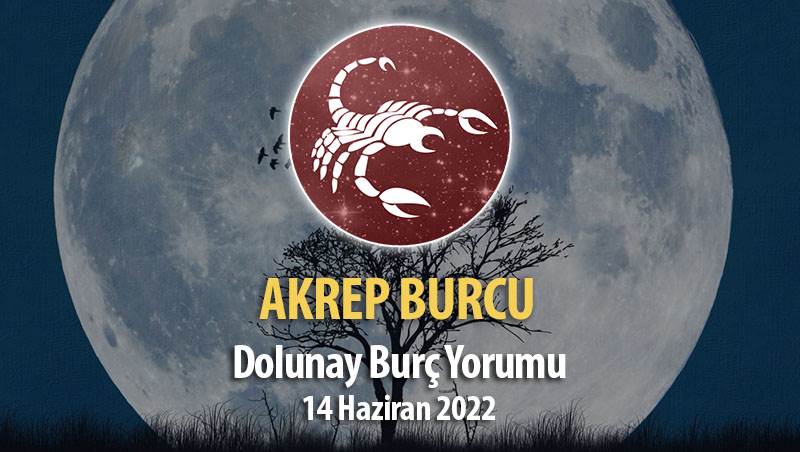 Akrep Burcu - Dolunay Burç Yorumu 14 Haziran 2022