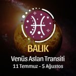 Balık Burcu, Venüs Aslan Transiti Yorumu 11 Temmuz - 5 Ağustos