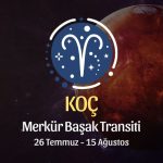 Koç Burcu: Merkür Başak Transiti Burç Yorumu - 26 Temmuz 2024