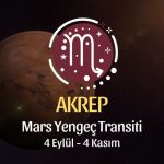 Akrep Burcu: Mars Yengeç Transiti - 4 Eylül 2024