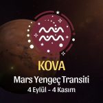 Kova Burcu: Mars Yengeç Transiti - 4 Eylül 2024