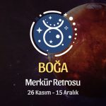 Boğa Burcu: Merkür Retrosu, 26 Kasım - 15 Aralık