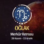 Oğlak Burcu: Merkür Retrosu, 26 Kasım - 15 Aralık