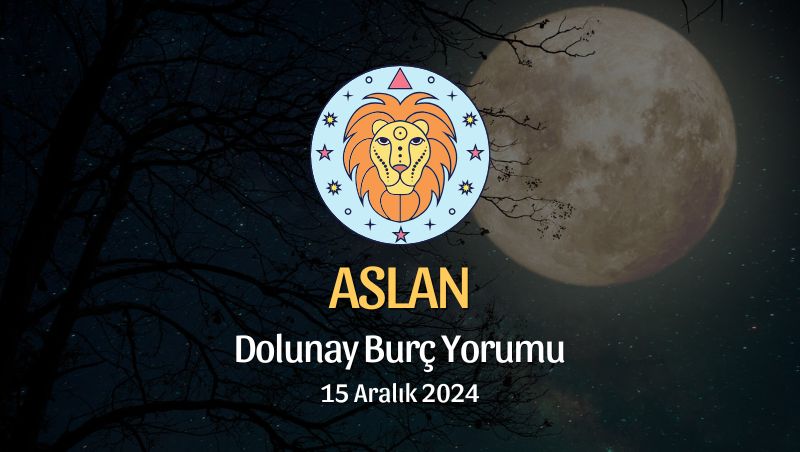 Aslan Burcu: Dolunay Burç Yorumu, 15 Aralık 2024