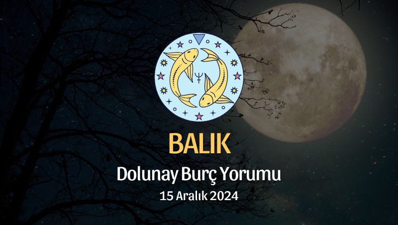 Balık Burcu: Dolunay Burç Yorumu, 15 Aralık 2024