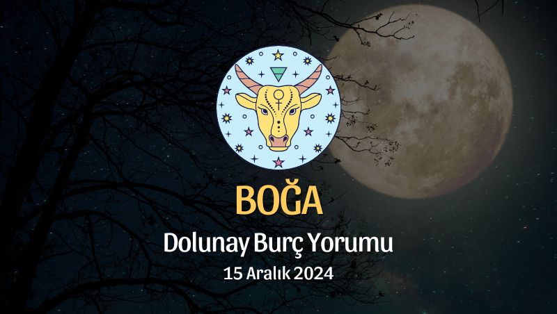 Boğa Burcu: Dolunay Burç Yorumu, 15 Aralık 2024