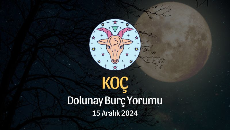 Koç Burcu: Dolunay Burç Yorumu, 15 Aralık 2024