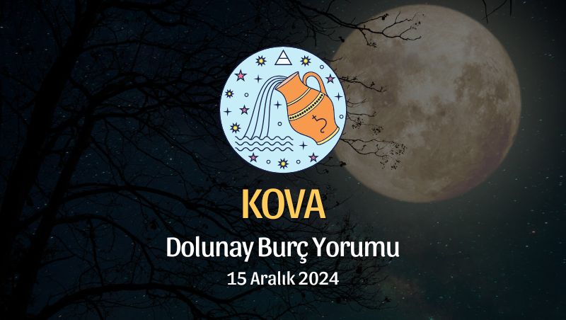 Kova Burcu: Dolunay Burç Yorumu, 15 Aralık 2024