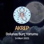 Akrep Burcu: Dolunay Burç Yorumu, 14 Mart 2025